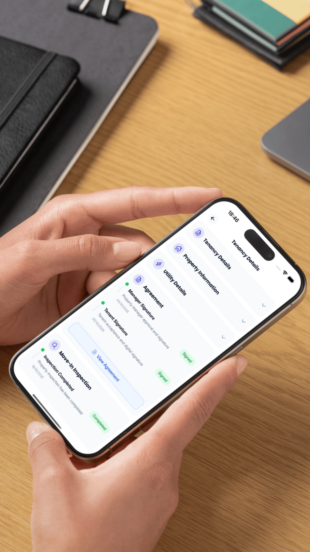 est8Ledger platform interface